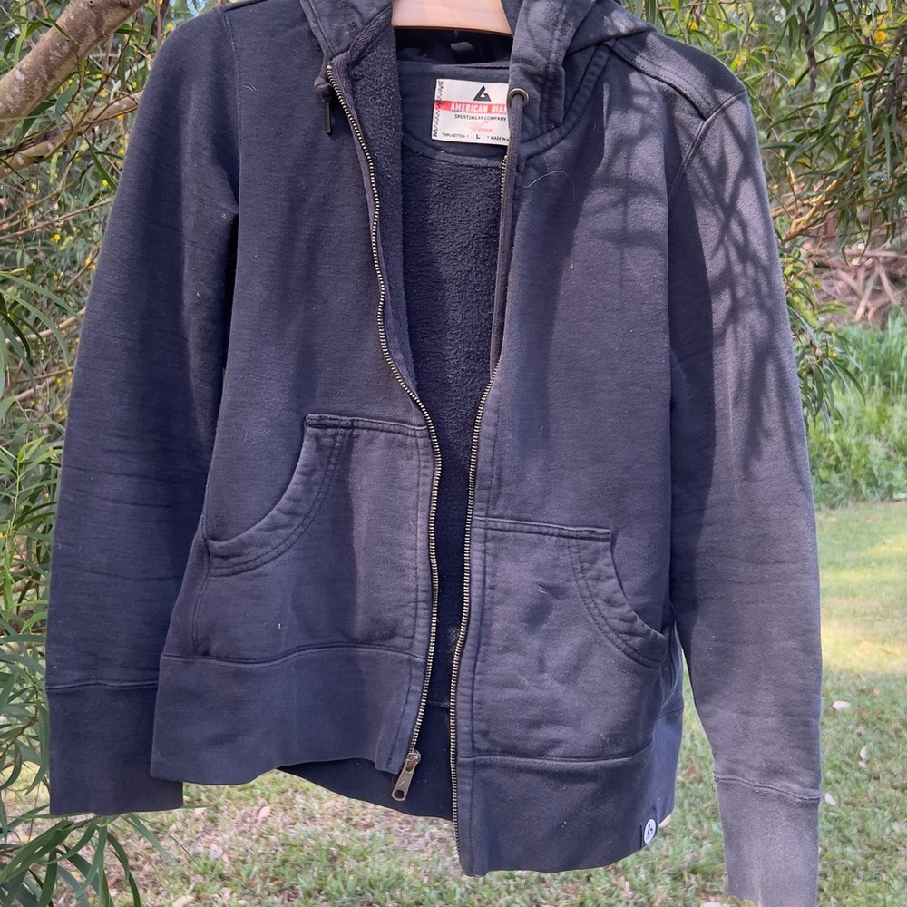 American Giant  Hoodie Jacket Navy blue